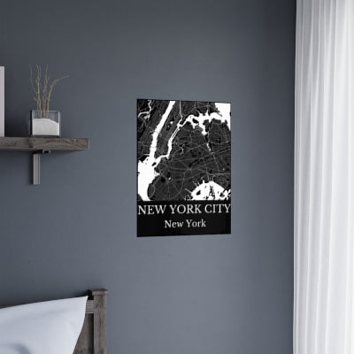 New York City Road Poster